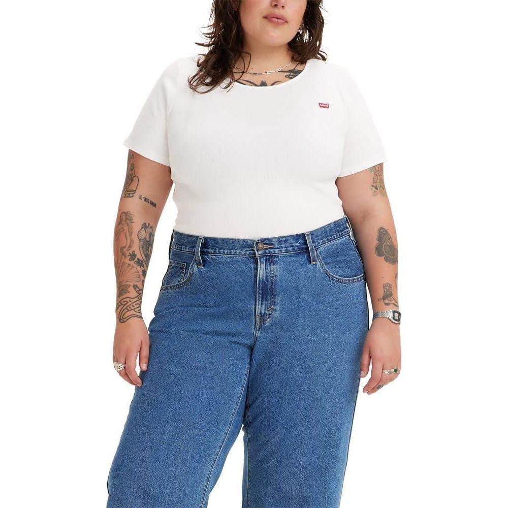 imageLevis Womens Honey Short Sleeve ShirtNew White