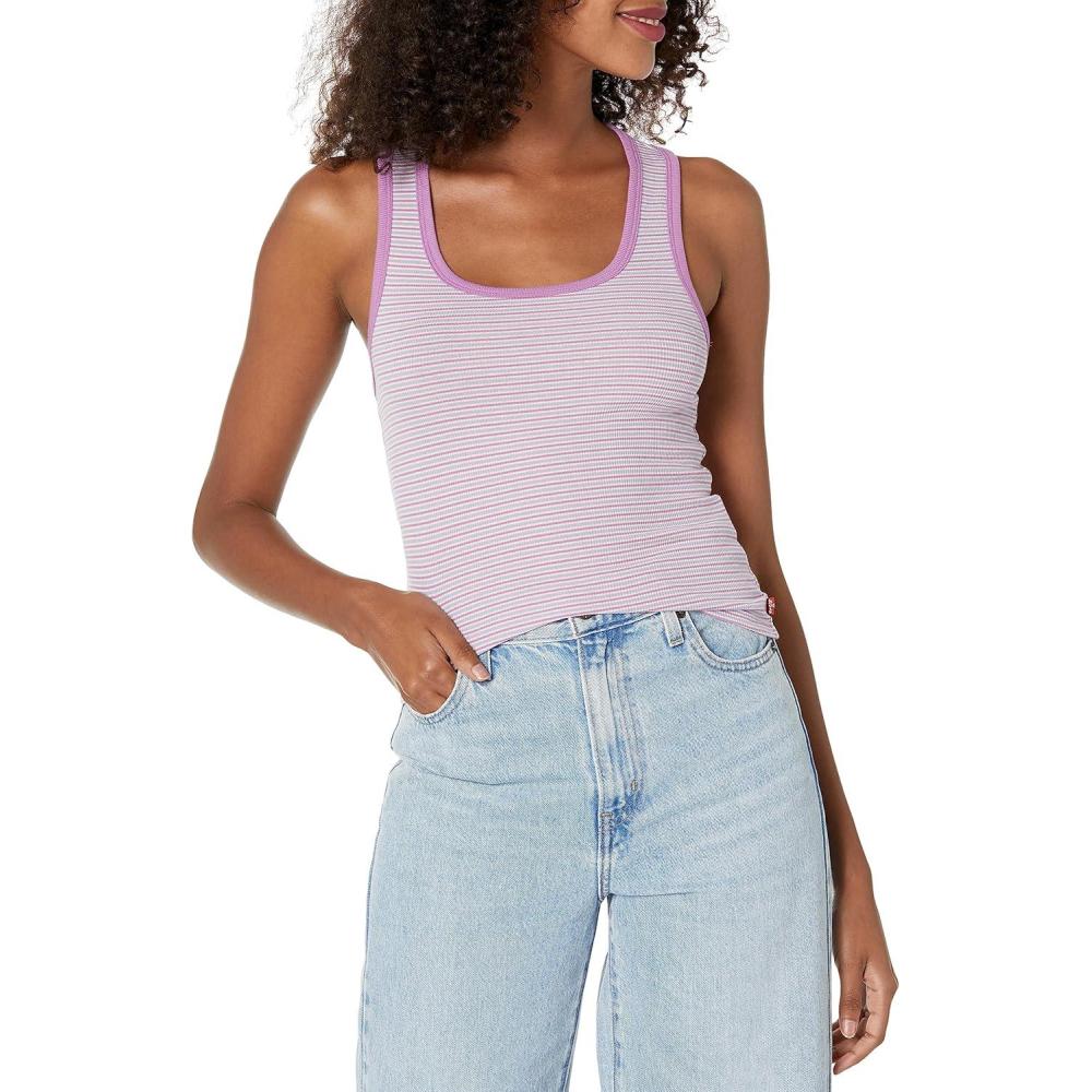 imageLevis Womens Honey Tank Standard and PlusSade Stripe Iris Orchid