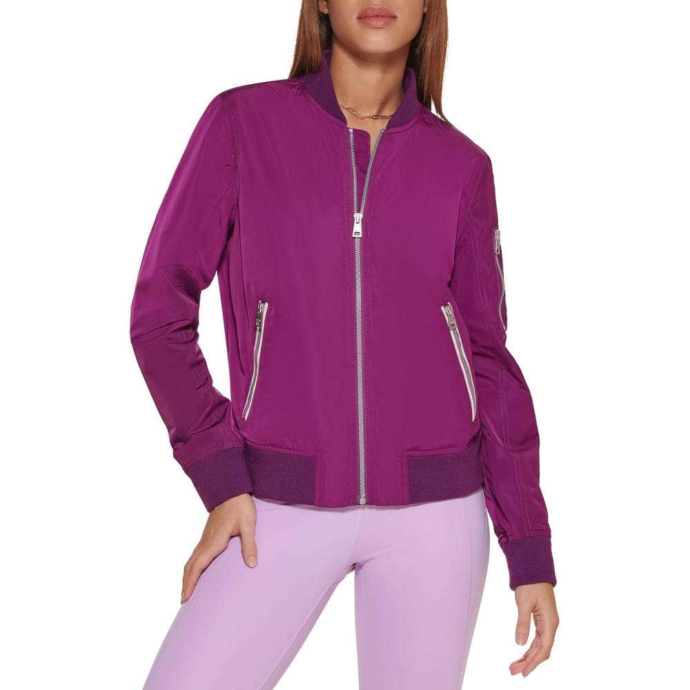 imageLevis Womens Melanie Newport Bomber Jacket Regular amp Plus SizePurple