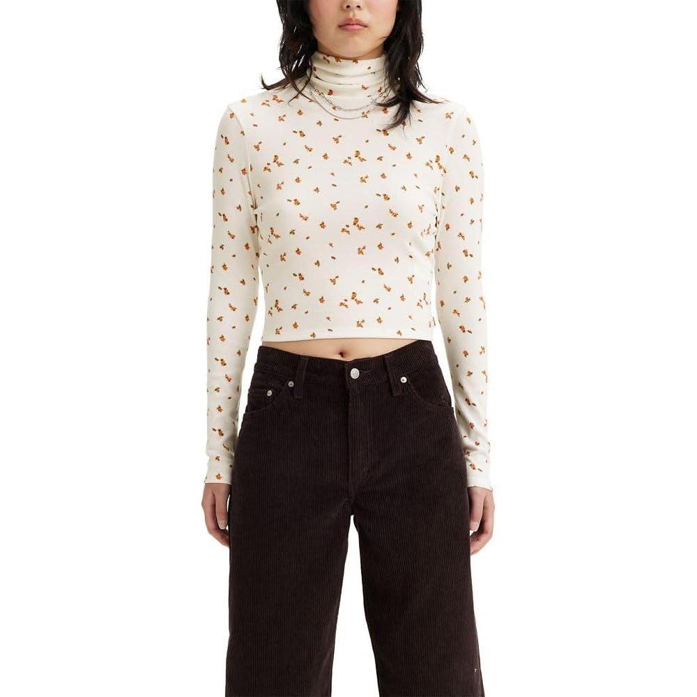 imageLevis Womens Moon Rib Turtleneck Also Available in PlusShayla Floral Gardenia