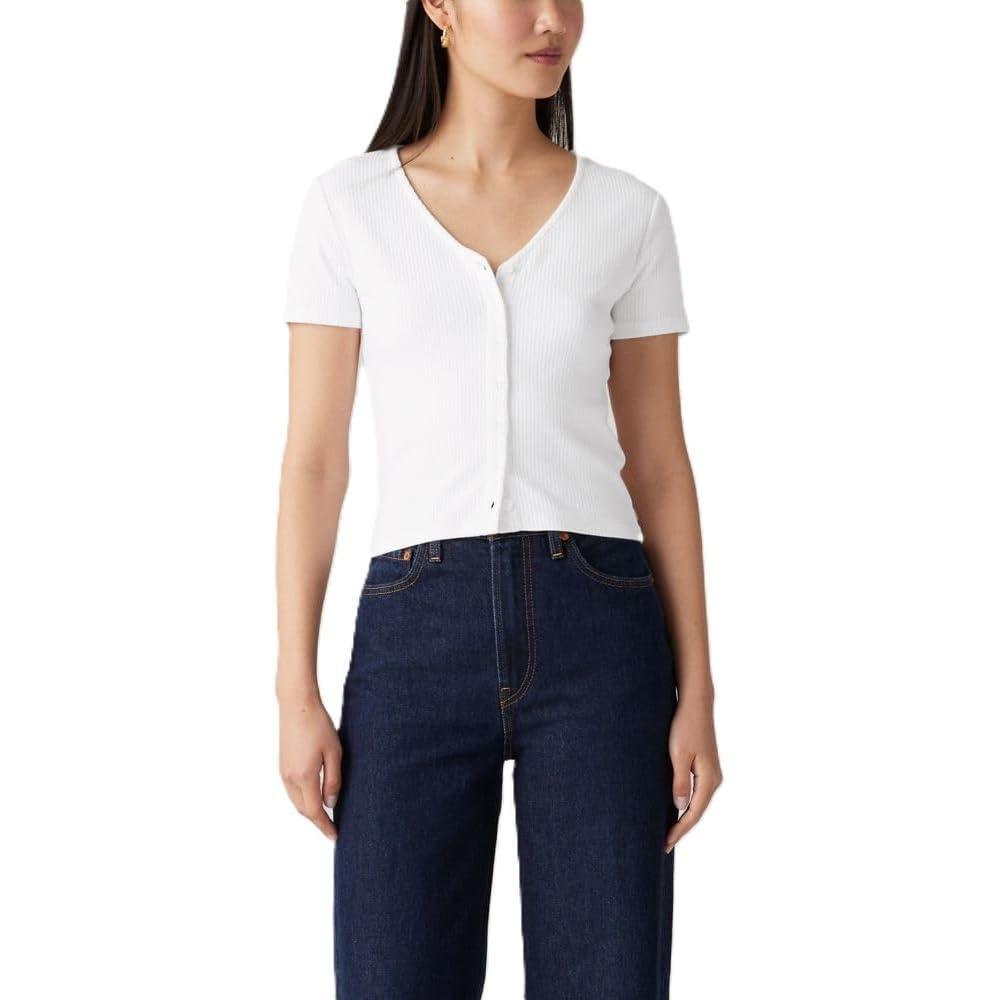 imageLevis Womens Muse Short Sleeve Tee ShirtNew White