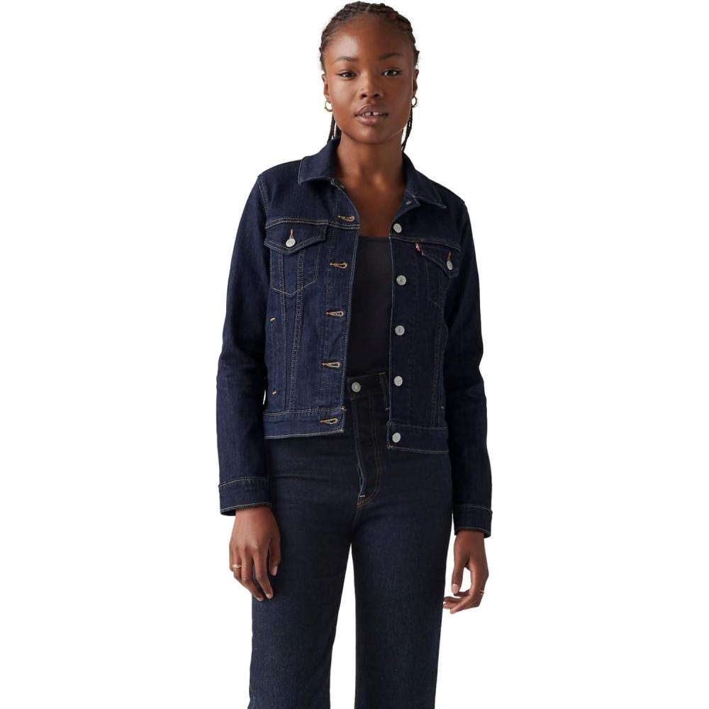 imageLevis Womens Original Trucker Jacket Also Available in PlusEvening Rinse