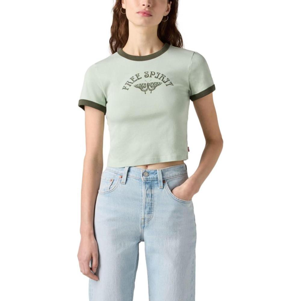 imageLevis Womens Perfect Graphic Tee ShirtDeep Depths