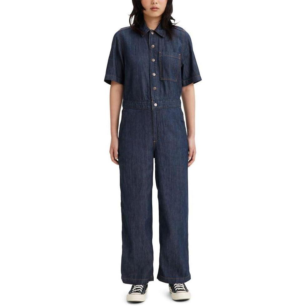 imageLevis Womens Short Sleeve Heritage JumpsuitOff to the Races