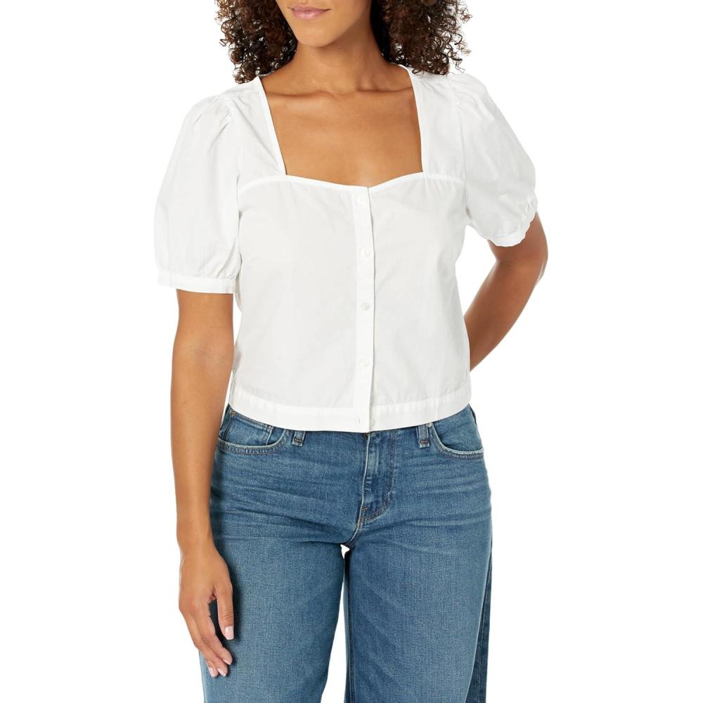 imageLevis Womens Simone Short Sleeve BlouseBright White