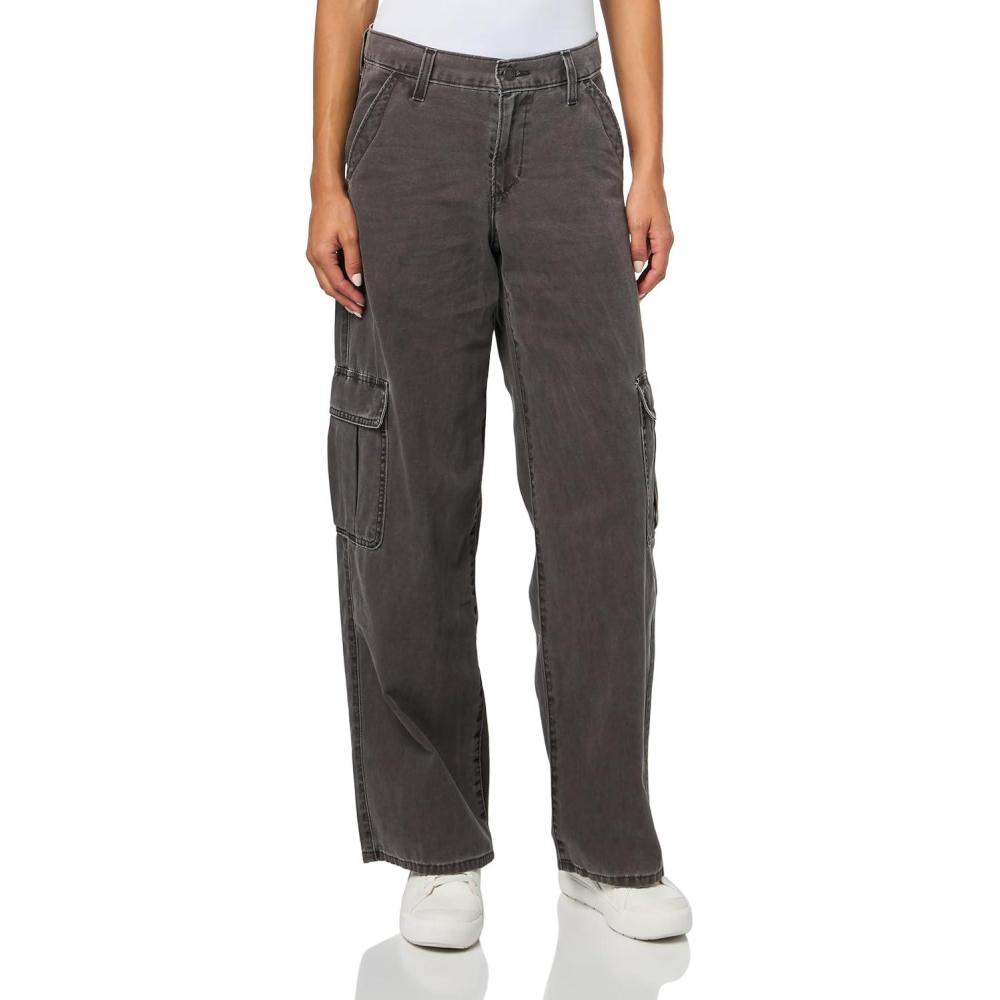 imageLevis Womens Superlow Loose Cargo PantsBracken Pigment