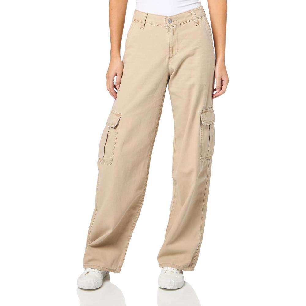 imageLevis Womens Superlow Loose Cargo PantsTravertine Pigment