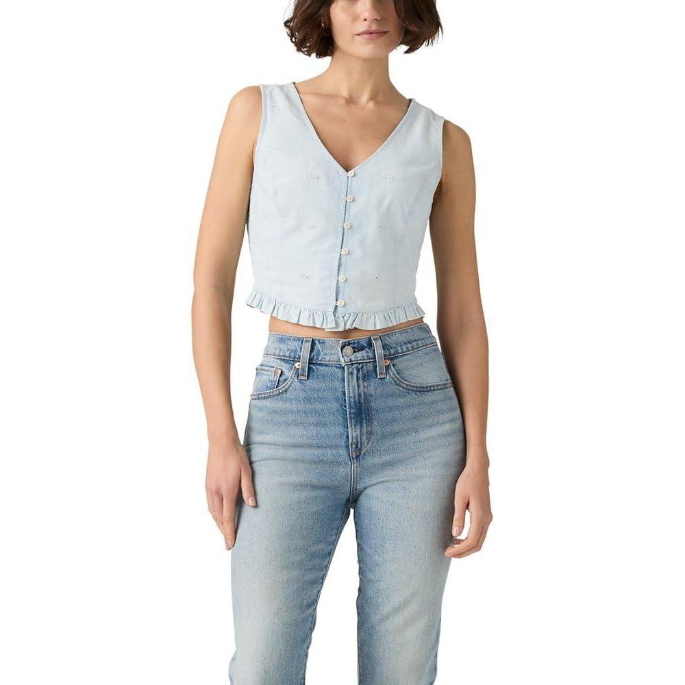 imageLevis Womens Teagan Sleeveless Blouse Also Availible in PlusNew Watch Me