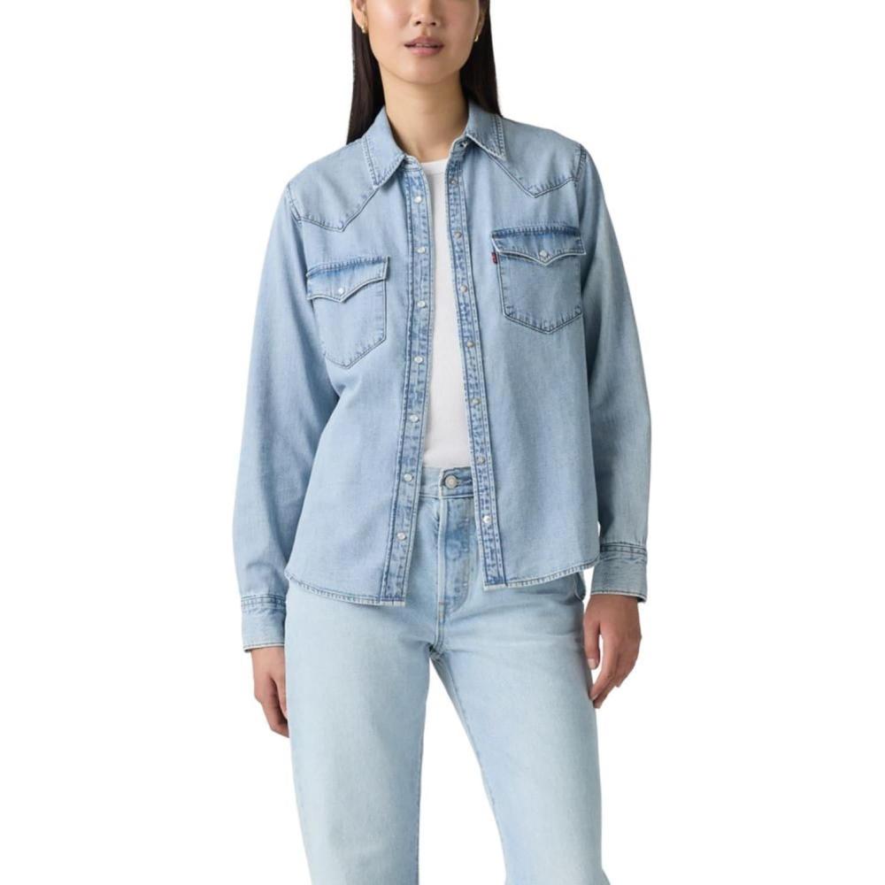 imageLevis Womens Ultimate Western Shirt Standard and PlusBig Discussion