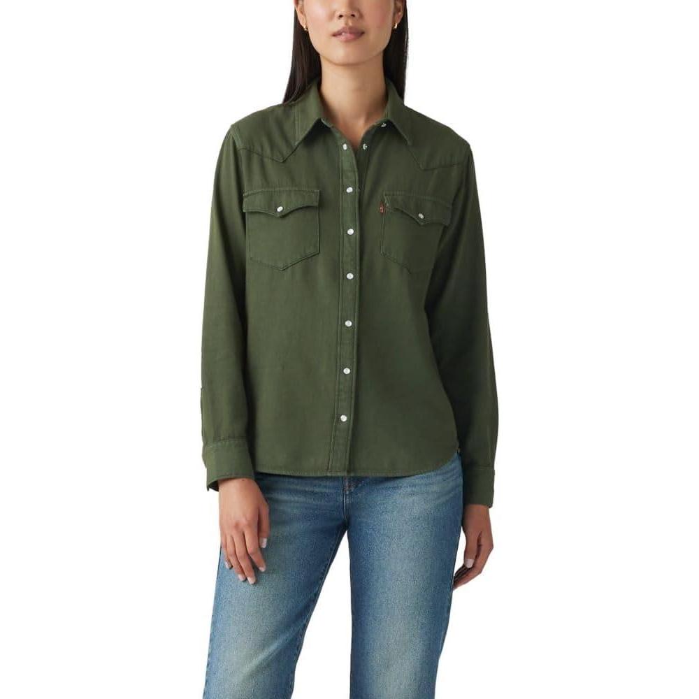 imageLevis Womens Ultimate Western Shirt Standard and PlusDeep Depths