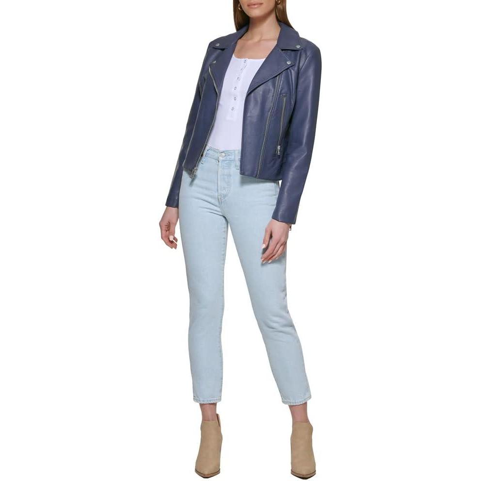 imageLevis Womens Vegan Leather 538 Moto Jacket Regular amp Plus SizeOdyssey