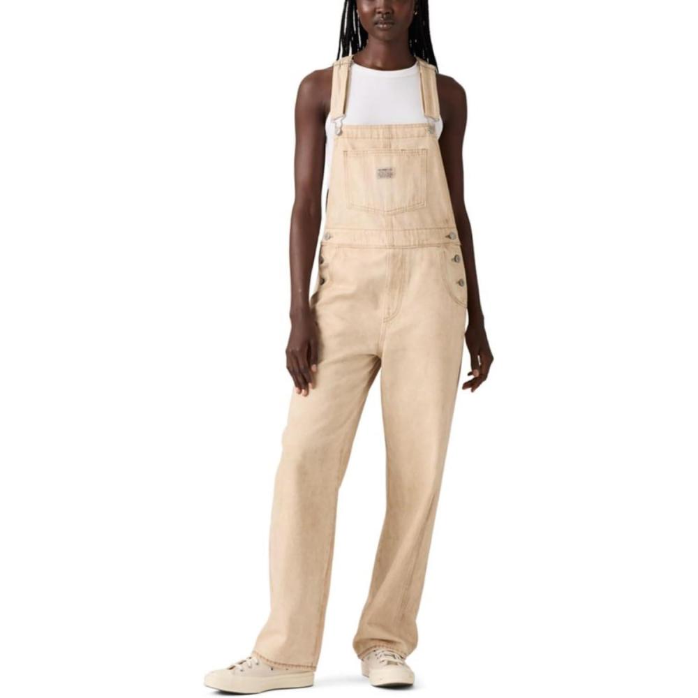 imageLevis Womens Vintage Overalls Also Available in PlusCloudy Travertine Non Stretch