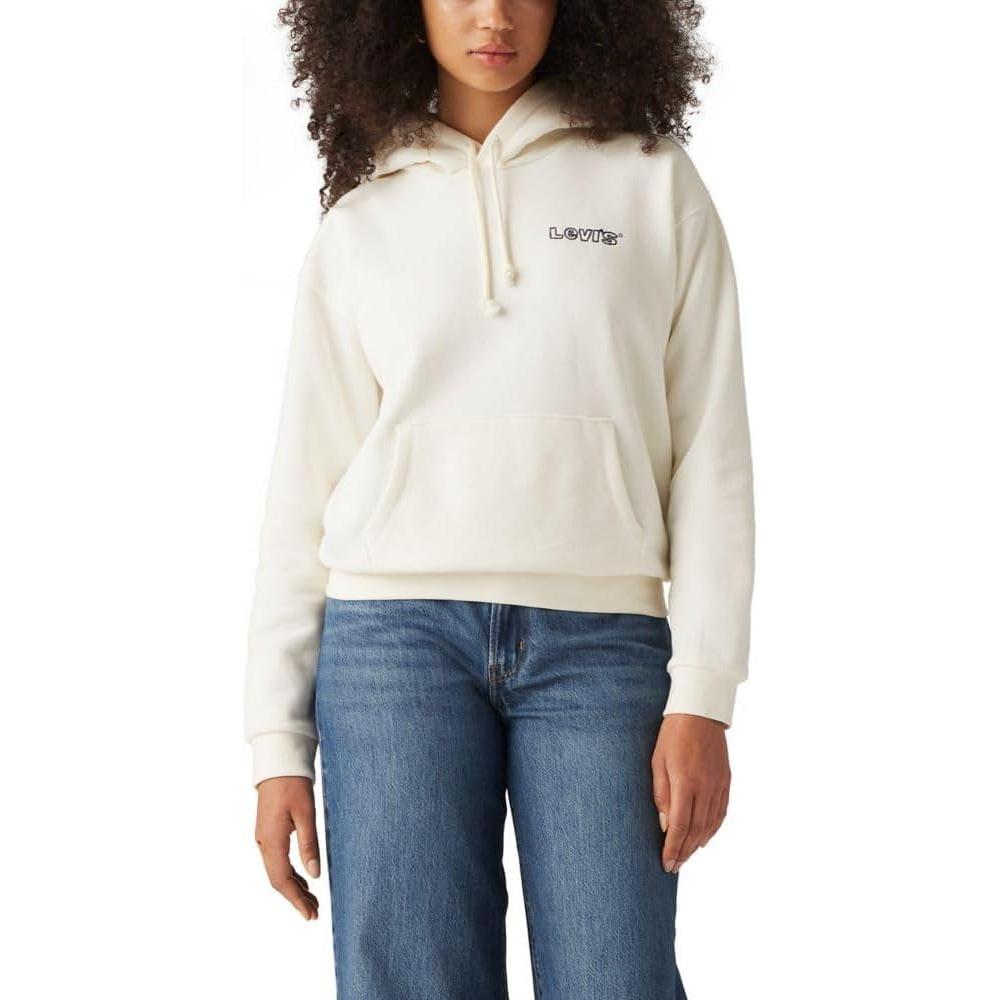imageLevis womens Graphic Everyday HoodieNew Rope Wonky Egret