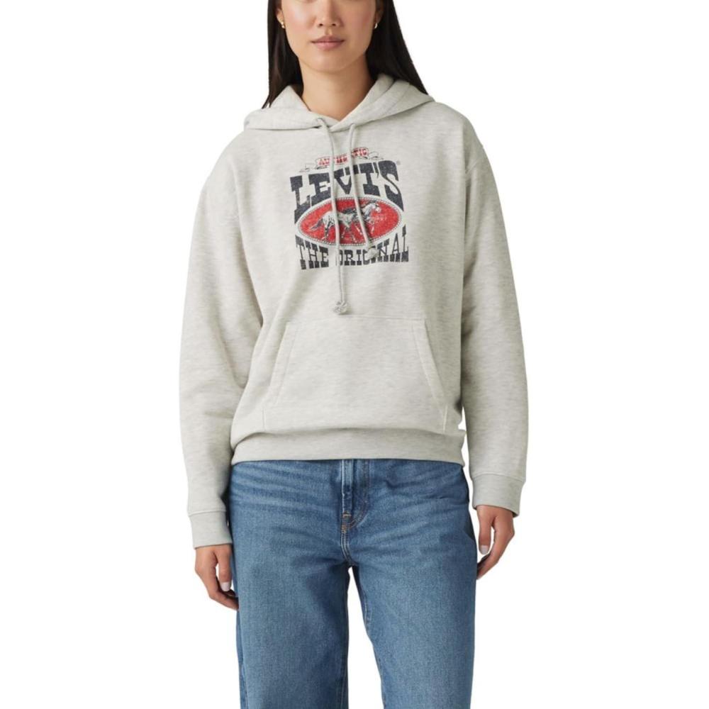 imageLevis womens Graphic Everyday HoodieOrbit Grey