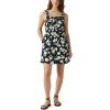 (New) Jonna Floral Anthracite Night Egret (Non-stretch)
