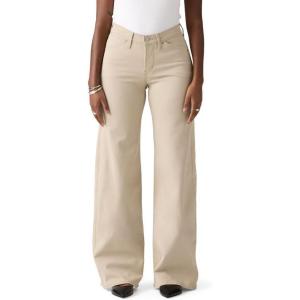 Levi’s Womens 318 Shaping Wide Leg(White Pepper (Twill – Stretch))