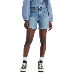Levi’s Women’s 501 Mid Thigh Shorts((New) Sure Time Flies)