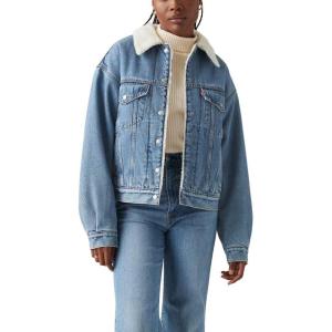 Levi’s Women’s 90s Sherpa Trucker Jacket (Standard and Plus)(Inner Adventurer)