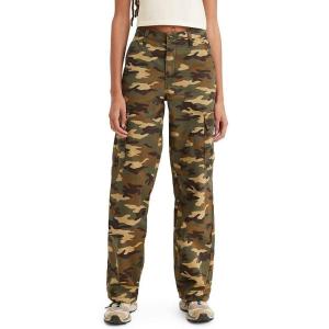 Levi’s Womens 94 Baggy Cargo Pants(Grape Leaf Emily Camo)