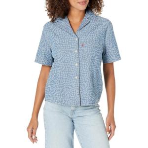 Levi’s Women’s Aiden Short Sleeve Shirt (Also Available in Plus)(Harper Laser)
