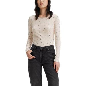 Levi’s Women’s Arden Tie Front Top(Lola Floral Rainy Day)