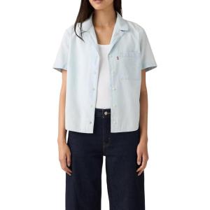 Levi’s Women’s Bennie Camp Shirt (Also Available in Plus)((New) Watch Me)