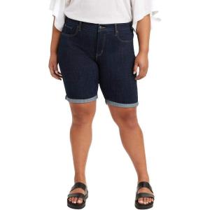 Levi’s Women’s Bermuda Shorts(Royal Rinse – Dark Indigo)