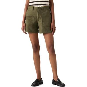 Levi’s Women’s Cinch Utility Short((New) Ivy Green (Non-stretch))