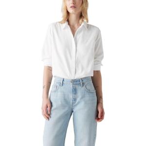 Levi’s Womens Classic Button-up Shirt(Bright White)