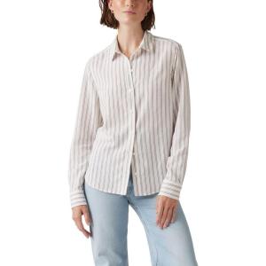 Levi’s Womens Classic Button-up Shirt(Mia Stripe Cloud Dancer)