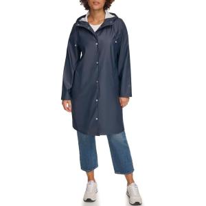 Levi’s Women’s Classic Hooded Rain Parka(Navy)