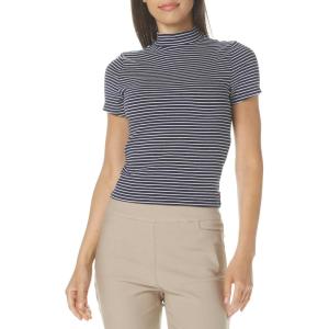 Levi’s Women’s Effortless Short Sleeve Tee((New) Yosemite Stripe Navy Blazer)