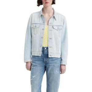 Levi’s Women’s Ex-Boyfriend Trucker Jacket (Also Available in Plus)(Shattered Glass)