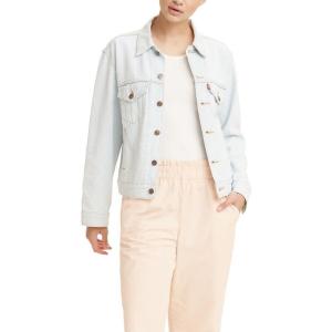 Levi’s Women’s Ex-Boyfriend Trucker Jacket (Also Available in Plus)(Stripey – Multi-color)