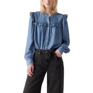 Levi’s Women’s Gianna Long Sleeve Blouse(Take It Again)