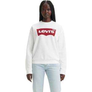 Levi’s Women’s Graphic Everyday Crew (Also Available in Plus)((New) Batwing White)