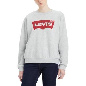 Levi’s Women’s Graphic Everyday Crew (Also Available in Plus)((New) Starstruck Heather Grey)