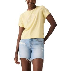Levi’s Womens Graphic Game Day Tee((New) Flowers French Vanilla)