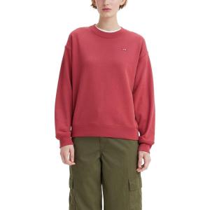 Levi’s Women’s Graphic Standard Crewneck Sweatshirt((New) Earth Red)