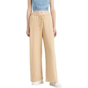 Levi’s Women’s Graphic Tape Low Rider Sweats(Sport Logo Taping Warm Sand)