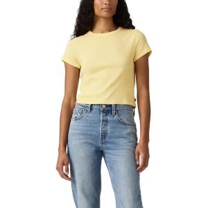 Levi’s Women’s Hayes Cropped Tee((New) French Vanilla)