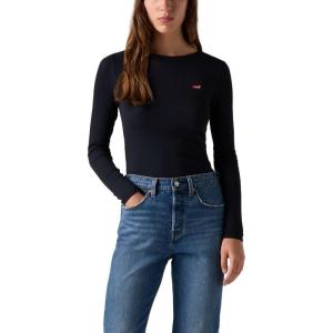 Levi’s Women’s Hayes Long-Sleeve Tee (Also Available in Plus)(Anthracite Night)