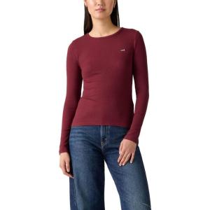 Levi’s Women’s Hayes Long-Sleeve Tee (Also Available in Plus)(Tawny Port)
