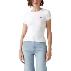 Levi’s Womens Hayes Short-Sleeve T-Shirt (Also Available in Plus)(White)