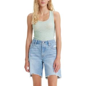 Levi’s Womens Honey Tank Top (Also Available in Plus)((New) Sabine Floral Porcelain Blue Print)