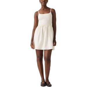 Levi’s Women’s Jadine Denim Dress((New) Icy Ecru (Non-stretch))