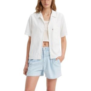 Levi’s Women’s Joyce Resort Shirt (Also Available in Plus)((New) Bright White)