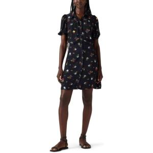 Levi’s Womens Lea Mini Dress(Deedee Floral Anthracite Night)