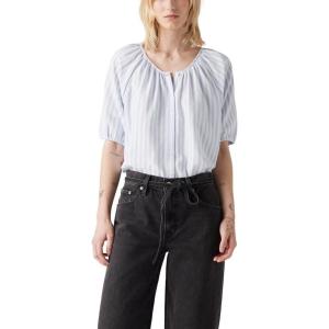 Levi’s Women’s Leanne Blouse(Ilya Stripe Kentucky Blue)