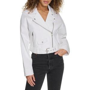 Levi’s Women’s Levi’s Women’s Cropped Denim Moto(White Wash Denim)